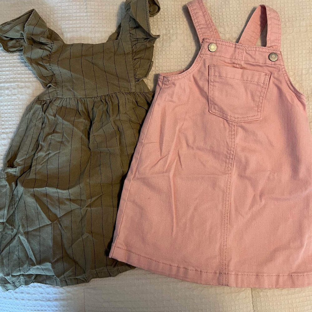 2-Pack Zara and Old Navy Overall Dress
